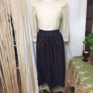 Vintage charter club maxi skirt